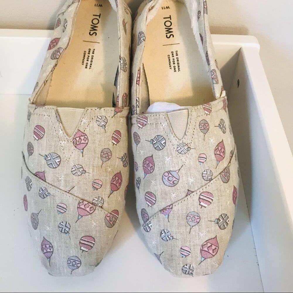 Toms Fuzy Lined Slip Ons